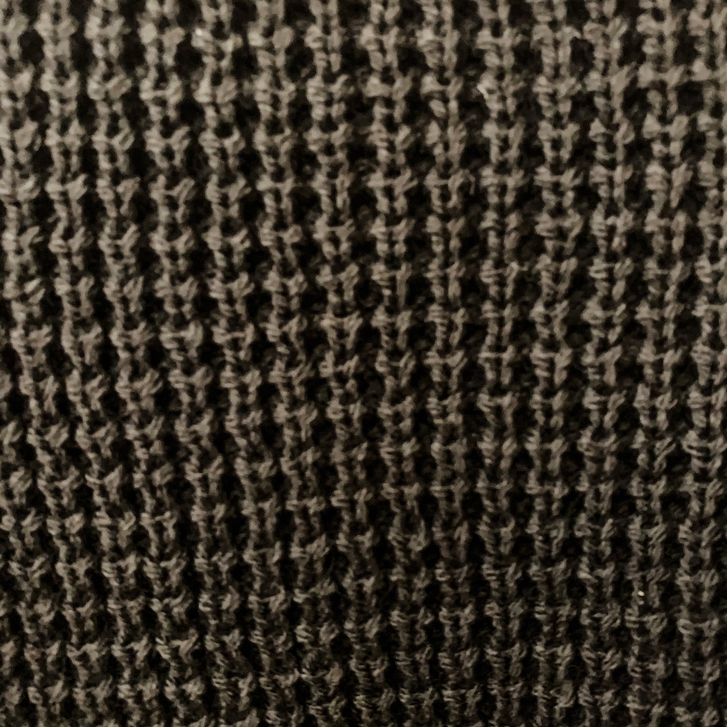 BLACK WAFFLE KNIT SET